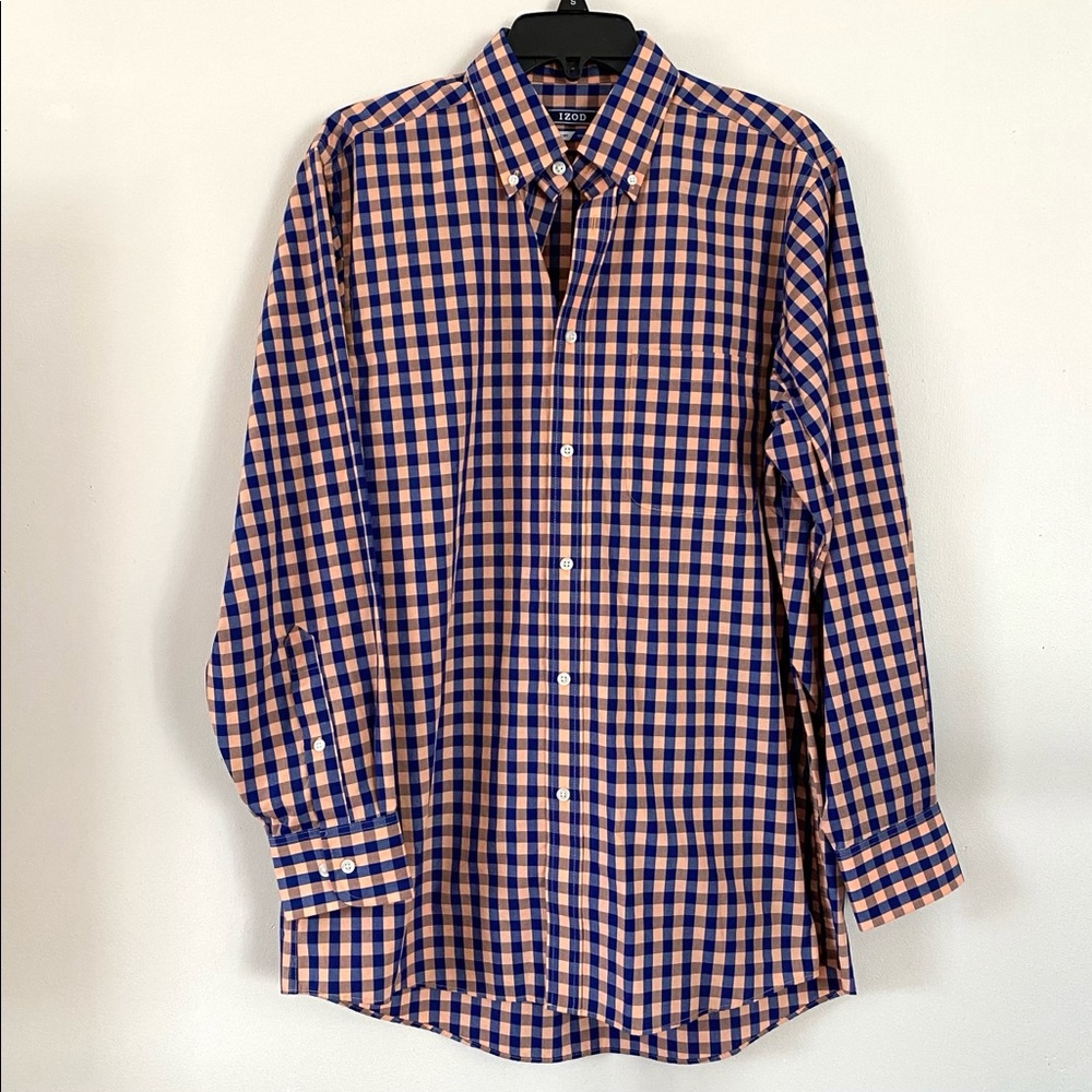 IZOD Gingham Button Down